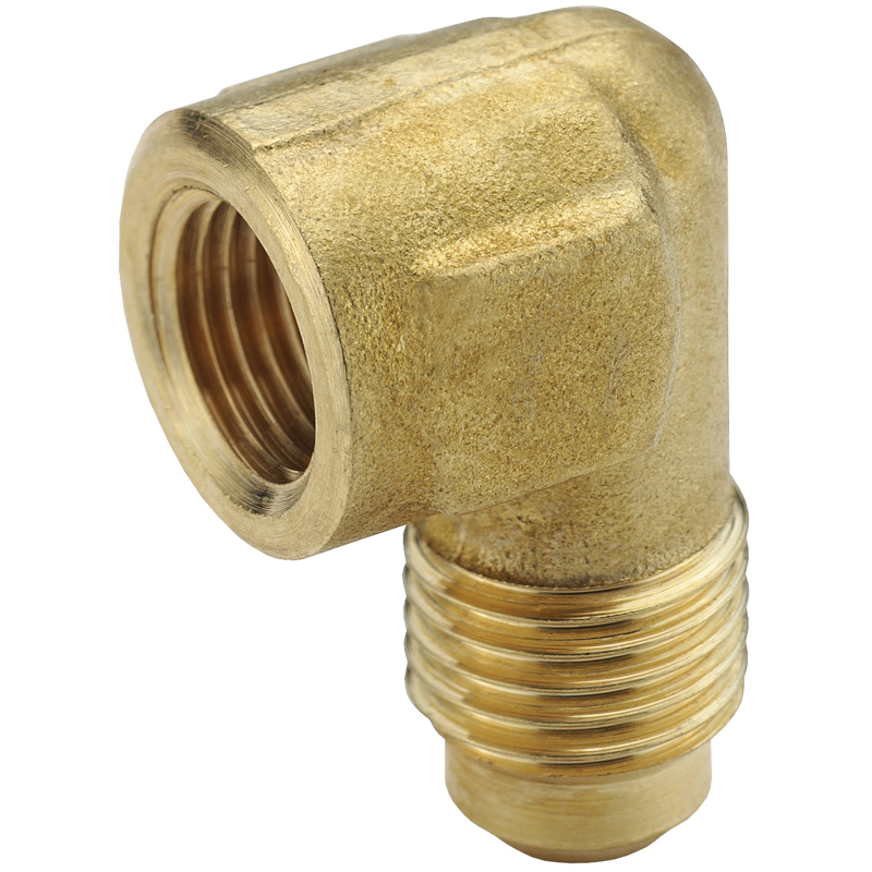 ELBOW 3/8 BRASS FLARE X F 150F-6-6 5/8-18 STRAIGHT THREAD